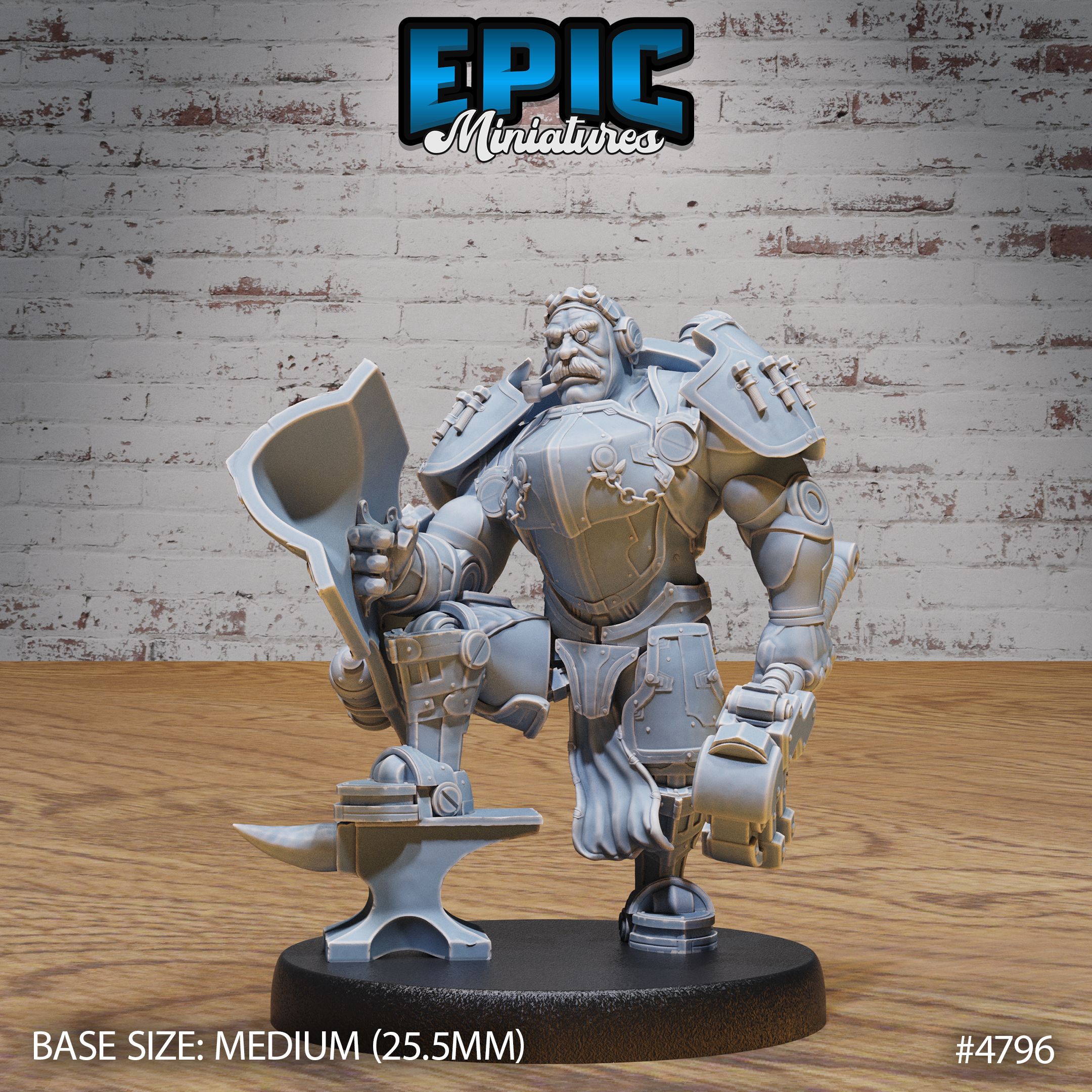 Tinkerer Knight / Human Steam Warrior / Steampunk Control Mechanism / Humanoid Battle Construct / Evil Steel Fighter / Infantry Machine / Automaton Fighter / War Robot / Society Technology Encounter